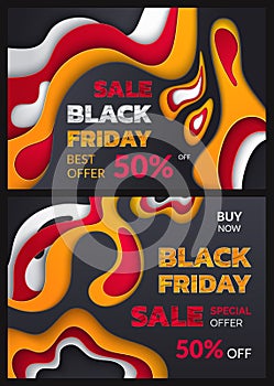 Black Friday, 50 Percent Price Abstract Posters