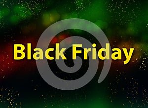 Black Friday abstract bokeh dark background