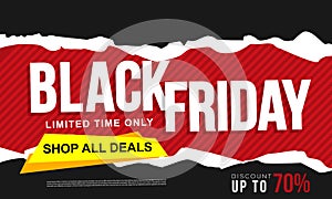 Black friday banner ads template