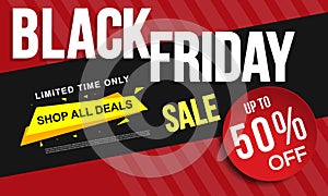 Black friday banner ads template