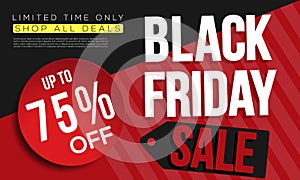 Black friday banner ads template