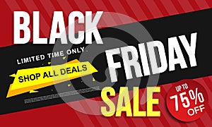 Black friday banner ads template