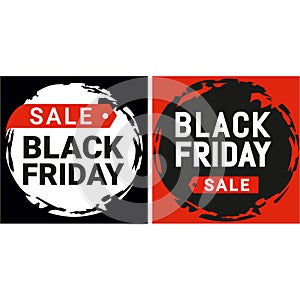 Black Friday banners for holiday shopping season.