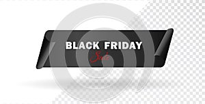 Black friday banners. Vector design template. Banner sale tag. Market special offer discount label