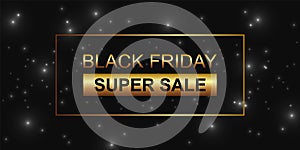 Black friday black glitter background.Black Friday