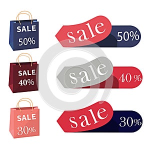 Black Friday collection sale banner. Vector illustration. photo