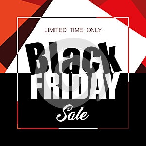 Black Friday colorful banner template