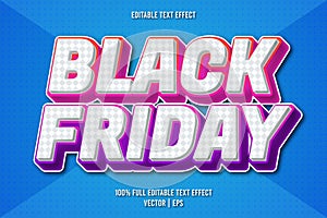 Black Friday editable text effect comic style