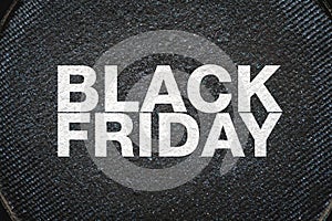 Black friday poster.