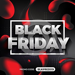 Black Friday Promotion Banner and Background