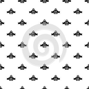 Black Friday ribbon pattern, simple style
