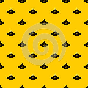 Black friday ribbon pattern vector
