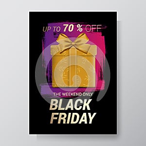 Black Friday Sale Abstract Background. Vector flyer with trend design.vector illustration. Eps 10