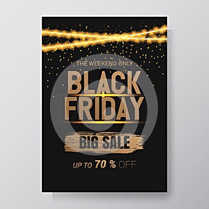 Black Friday Sale Abstract Background. Vector flyer with trend design.vector illustration. Eps 10