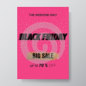 Black Friday Sale Abstract Background. Vector flyer with trend design.vector illustration. Eps 10