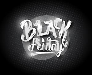 Black Friday sale background with bokeh