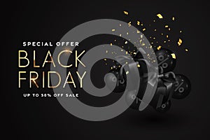 Black Friday sale background design