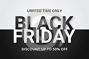 Black friday sale banner.