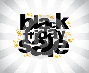 Black friday sale banner.