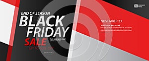 Black friday sale banner, Ads, header banner, gift voucher, Discount card, promotion poster, advertisement, marketing, tags