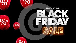 Black friday sale banner template 2