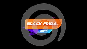 Black friday sale banner template 70