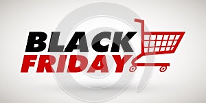 Black Friday sale banner template photo