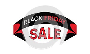 Black friday sale banner vector design