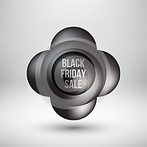 Black Friday Sale Bubble Badge