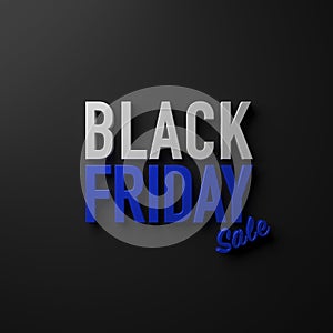 Black Friday Sale on dark background design decoration