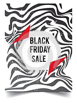 Black Friday Sale Design Template with Modern and Simple Design, November Late Discount Offer. Can used for Design of Advertising