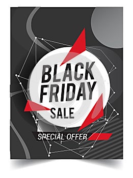 Black Friday Sale Design Template with Modern and Simple Design, November Late Discount Offer. Can used for Design of Advertising