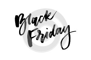 Black Friday Sale handmade lettering, calligraphy for logo, banners, labels, badges, prints, posters, web.