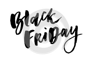 Black Friday Sale handmade lettering, calligraphy for logo, banners, labels, badges, prints, posters, web.