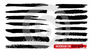 Black Friday sale Ink paint stripe template grunge