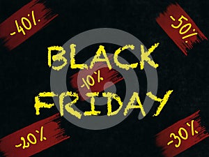 Black Friday Sale label