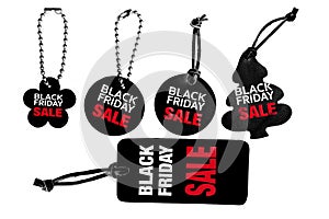Black friday sale leather tag set