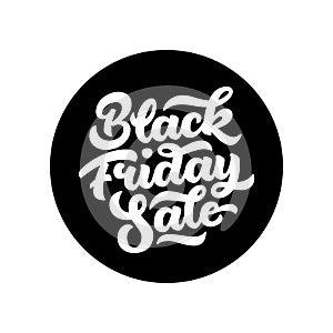 Black Friday Sale Lettering Badge