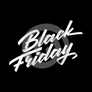 Black Friday Sale Lettering Badge