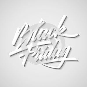 Black Friday Sale Lettering Badge