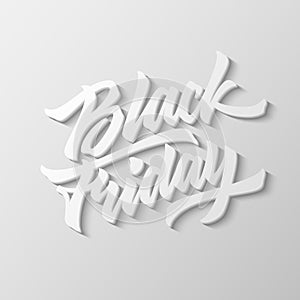 Black Friday Sale Lettering Badge