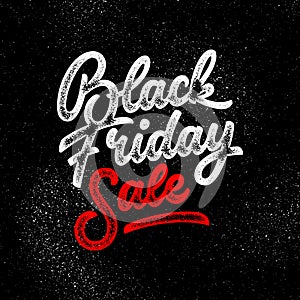 Black Friday Sale Lettering Badge