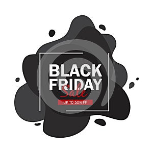 Black Friday Sale Liquid Solid Black