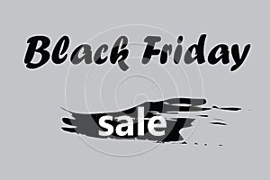 black friday sale logo - seasonal discount shopping