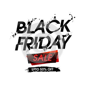 Black Friday Sale Poster or Banner.