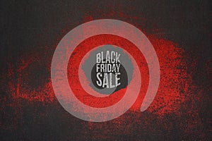 Black Friday Sale promo Design for Polygraphy