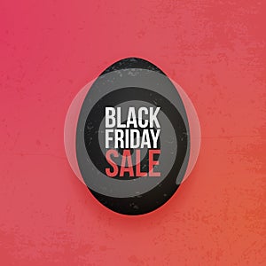 Black Friday Sale realistic Egg
