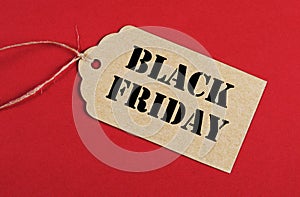 Black Friday sale tag