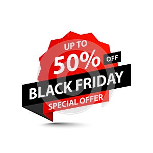 Black Friday Sale tag. Special offer, big sale, discount, best price, mega sale banner. Shop or online shopping. Sticker, badge,