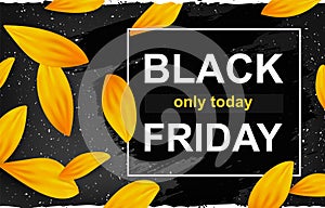 Black Friday sale. Template banner